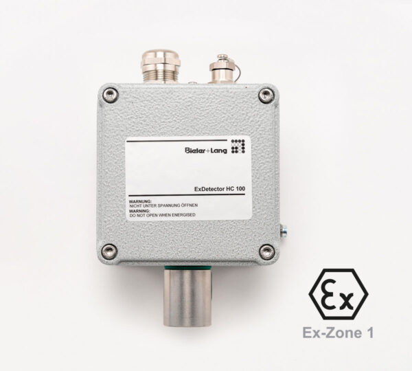 Bieler+Lang_ExDetector_HC100K+HC100K_gasdetector_for explosive gases_ex-zone_1_SIL_1_ATEX_duct mount