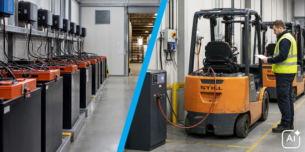 Bieler+Lang_Gaswarneinrichtungen_für_Batterieladeräume_in_Spedition, Logistik und Gefahrstofflager