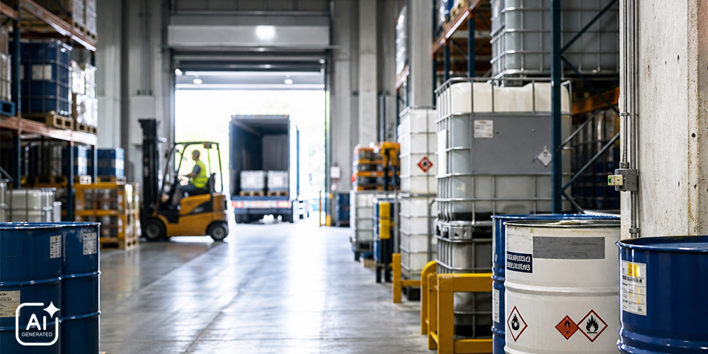 Bieler+Lang_fest_installierte_Gaswarneinrichtungen_für_Gefahrstoff- und Gefahrgutlager_in Spedition_Logistik